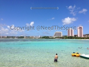 View from Ypao Beach, Guam